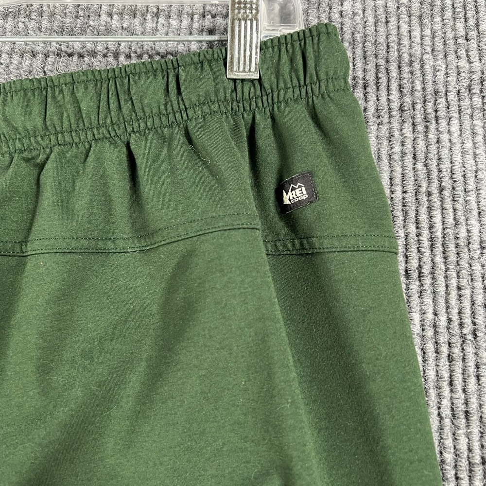 REI Sweatpants Joggers Mens Large Tall LT Green Active Camping Drawstrings - Picture 12 of 15